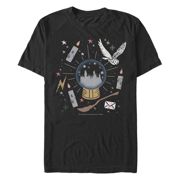 Men's Harry Potter Crystal Ball Icons Graphic T-Shirt