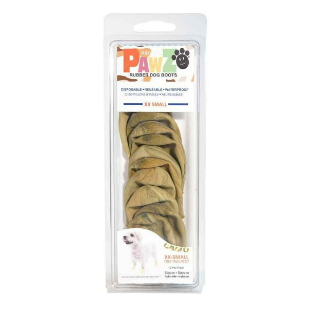 PawZ Protex Dog Boots WaterProof Paws Disposable Reusable XXSmall