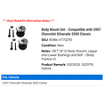 thumbnail image 2 of Body Mount Set - Compatible with 2007 Chevy Silverado 3500 Classic, 2 of 3