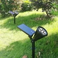 thumbnail image 5 of Solar Powered Outdoor Courtyard Floor Decoration Lights with 4led Floodlights Energy Efficient Lawn Landscape Lighting Waterproof Pathway Accent for Garden Patio Yard Driveway Night Safety, 5 of 9