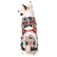 thumbnail image 1 of Fotbe Christmas Houses Sudadera con Estampado para Perros Pequeños – Suéter con Capucha para Mascotas, Tela Suave de Forro Polar con Bolsillo-X-Small, 1 of 7