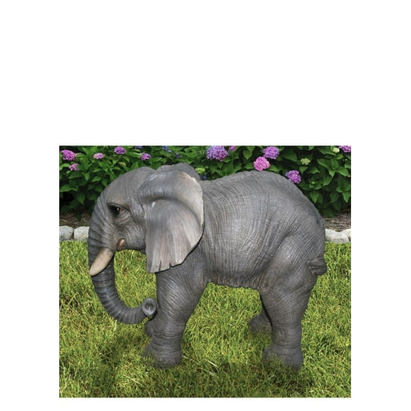 Hi-Line Gift Ltd Elephant with Trunk Down Statue