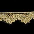 thumbnail image 3 of GUOOL Sequin Ribbon Border Ribbon Shiny Sequin Ribbons for Craft Projects, Dance Wear golden, 3 of 9