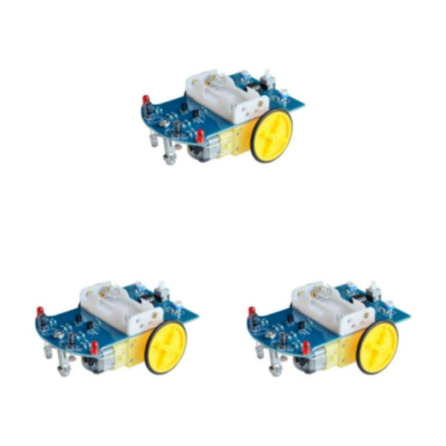 Maytalsory Line Car DIY Kit Professional Simple Making Accessories Line Following Cars Set Motor Modified Component Type 1 3Set