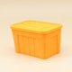 thumbnail image 5 of Caja de almacenamiento en miniatura a escala 1/12, miniorganizador de adornos artesanales con tapa para mesa de arena Naranja, 5 of 9