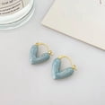 thumbnail image 3 of Pendientes de botón encantadores de estilo ligero de lujo nicho s925 con esmalte en forma de gota para mujer, moda de nicho de buena calidad francesa, exquisitos y combinables, 3 of 5
