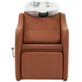 thumbnail image 2 of BarberPub Shampoo Barber Backwash Chair Extended, Ceramic Shampoo Bowl Sink Chair Station for Spa Beauty Salon 9090, 2 of 15