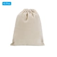 thumbnail image 3 of REGALWOVEN Coin Sacks Bag, Bank Deposit Change Bags with Drawstring Beige 12"x8", 3 of 7