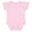Pink, variant on Bella Canvas First Father's Day Onesie Happy First Father's Day! I Love You Daddy Baby Bodysuit, 1st Fathers Day Gift From Daughter, Gift From Son Bodysuit