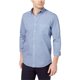 thumbnail image 1 of Club Room Camisa con botones y estampado geométrico para hombre, azul, XXX-Large, 1 of 1