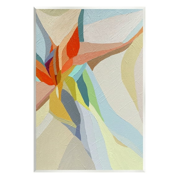 Stupell Industries Asymmetrical Soft Shapes Abstract Painting Unframed Art Print Wall Art, 10 x 15
