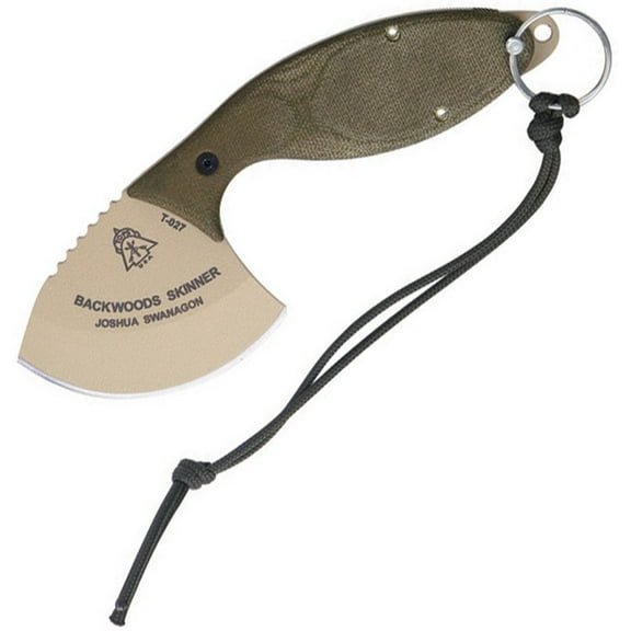 Tops SKIN01 Backwoods Skinner Fixed Blade Survival Knife Full Tang    Sheath