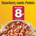 thumbnail image 3 of Cheerios Protein Cereal, Strawberry, 8g Protein, Family Size, 15 oz, 3 of 15