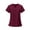 04-Deep Red, variant on Nursing Uniforms For Women,3 Pocket Scrub Tops for Women, Stretch Fabric Breathable V-Neck Womens Scrub Shirts, 3 Pocket Comfortable Scrub Tops,White,S