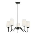 thumbnail image 4 of Trade Winds Lighting 5-Light Chandelier In Matte Black, 4 of 7