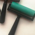 thumbnail image 4 of 10cm Rubber Roller Soft Rubber Applicator Paint Brush Plate Roller(green), 4 of 5