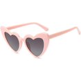 thumbnail image 2 of Gafas de sol en forma de corazón para mujer,Vintage Cat Eye Mod Style Retro Kurt Cobain Gafas, 2 of 4
