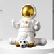 thumbnail image 5 of Figura de astronauta moderna, modelo de resina, artesanía, estatua de astronauta del espacio exterior 20.5x19x11CM, 5 of 9