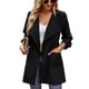 thumbnail image 2 of Abrigo De Solapa Clásico Abrigo Clásico Chaqueta De Abrigo Clásico Chaqueta De Solapa Classic Lapel Overcoat Drawstring Reverse Button Design Cómodo Mujer ANGGREK IC1711, 2 of 8