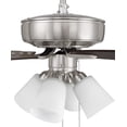 thumbnail image 3 of P114BNK5-52DWGWN Craftmade Lighting Pro Plus 114 Series - 52 Inch 5 Blade Ceiling Fan with Light Kit, 3 of 16