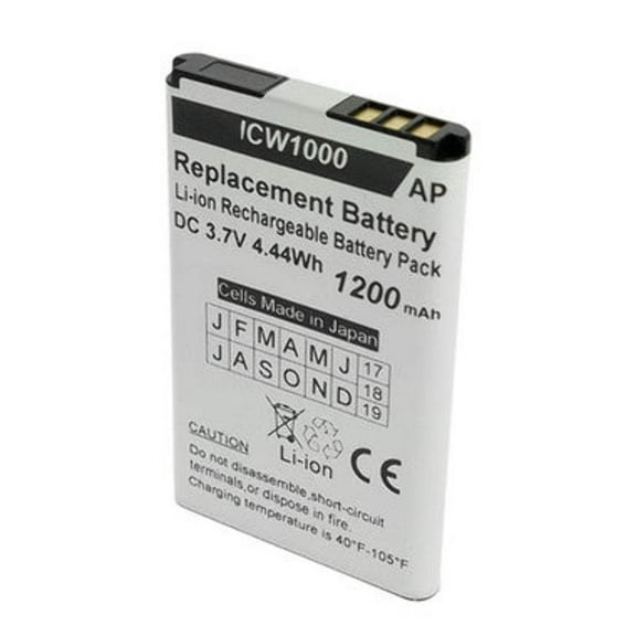Replacement Battery for the UniData ICW-1000G and WPU-7800 Phones. 1200 mAh