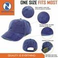 thumbnail image 2 of Newhattan hats 100% cotton solid colors pigment dyed baseball caps, 2 of 6