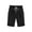 Black, variant on Bermuda Shorts for Women Elastic High Waisted Drawstring Button Front Knee Length Shorts Summer Casual Shorts with Pockets