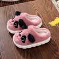 thumbnail image 2 of HCNTES Toddler Boys Girls Slippers Kids Cute Soft Home Slippers Children's Fall Winter Warm Indoor Shoes(Watermelon Red,1.5), 2 of 8