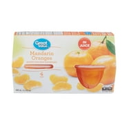 Mandarines tranchées en jus de fruit Great Value