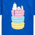 thumbnail image 3 of Peanuts - Snoopy Stacked Macarons - Youth Short Sleeve Tee, 3 of 6