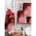 thumbnail image 2 of Red Marble Kitchen Dish Towels for Drying Dishes Set of 2, Modern Ombre Abstract Ink Painting Art Waffle Weave Microfiber Hand Tea Bathroom Towels Quick Dry & Absorbent Towel 15.7x23.6, 2 of 7