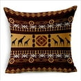 thumbnail image 1 of QIFEIHA African style Pillowcase Cushion Cover Two Sides Printing Size 18x18 inch, 1 of 2
