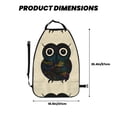 thumbnail image 2 of Xecao Owl with Mandala Pattern Car Seat Back Protector 2 Pack Large Capacity Pocket, Kick Mats Back Seat Protector, 2 of 8