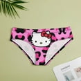 thumbnail image 4 of Hello Kitty Women's Underwear Low Rise Full Coverage Briefs Breathable Underpants Ladies Regular Plus Size Panties, 4 of 6