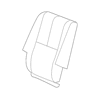 Genuine OE GM Seat Back Cover - 15865724
