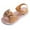 Yellow, variant on Girls' Cute Sandals Girls' Summery Sandals Toddler Kids Girls Soild Bowknot Princress Shoes Soft Sole Non Slip First Walkers Prewalker Beach Shoes Sandals