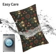 thumbnail image 6 of Pofeuu Boho Owl Print Polyester Microfiber Plush Pillowcases, Super Soft and Cozy Pillow Case Covers with Envelop Closure（Pillow core not included）-14"x20", 6 of 6