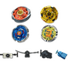 Beyblade 4 Pack Storm Pegasus BB-28, Burn Phoenix Fireblaze BB-59, Flame Sagittario BB-35, Hell Kerbecs Hades BB-99 +1 Free Launcher