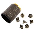thumbnail image 2 of Dados poliédricos para mazmorras y dragones, juego de mesa DND, Dados RPG MTG, D20, D12, D10, D8, D6, D4, colores mezclados, 7 unidades, 2 of 4