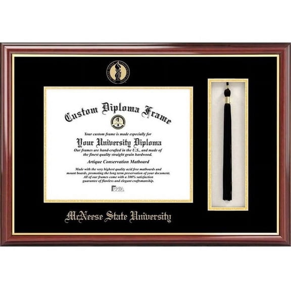 McNeese State University 8.5" x 11" Tassel Box and Diploma Frame