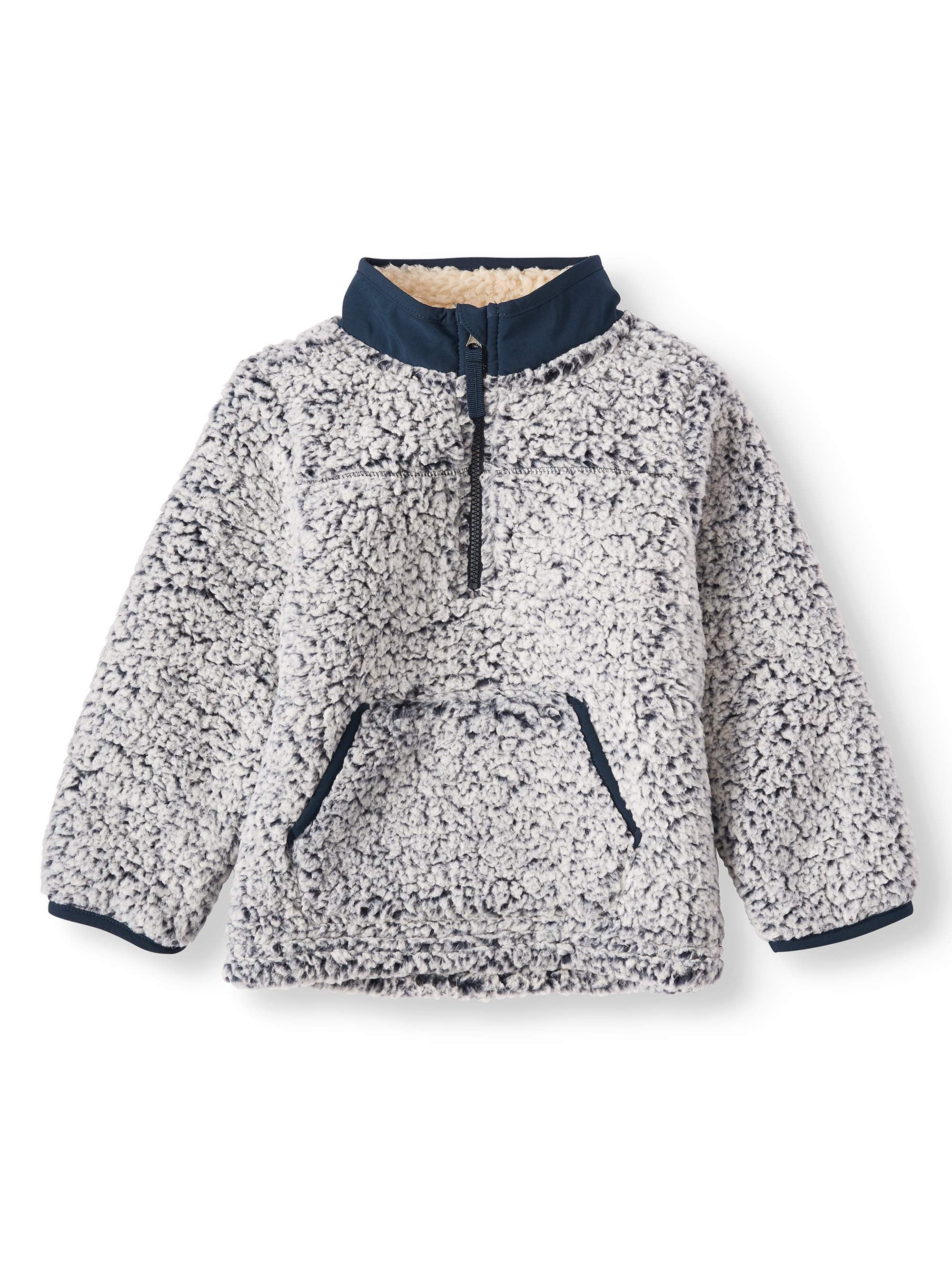 BeePosh Melissa and Doug Kids White Daisy Fleece Lined Hoodie