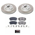 thumbnail image 2 of PowerStop Front Semi-Coated Rotor and Low-Dust Ceramic Brake Pad Kit SC120, 2 of 3
