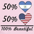 thumbnail image 2 of CafePress - 50% Nicaraguan 50% American 100% Beautiful Body Su - Baby Light Bodysuit, Size Newborn - 24 Months, 2 of 4