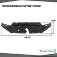 thumbnail image 3 of CROSSDESIGN Upper Radiator Support Cover Fit for Toyota 4Runner 2010-2020 TO1224108, 3 of 10