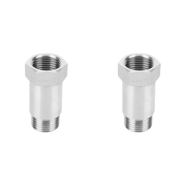 Adaptador Enchufe Acero Inoxidable 304 Extensor Junta Extensión Sensor Oxígeno M18x1.5