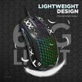 thumbnail image 5 of ZIYOU LANG M5 Honeycomb Ambidextrous Ergonomic Design Optical Wired Gaming Mouse, Black, 5 of 9