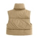 thumbnail image 4 of Chaleco corto de invierno para mujer, ligero, sin mangas, cálido, para exteriores, chaleco acolchado, chaleco, Tops, abrigo Fridja  qr1123, 4 of 4