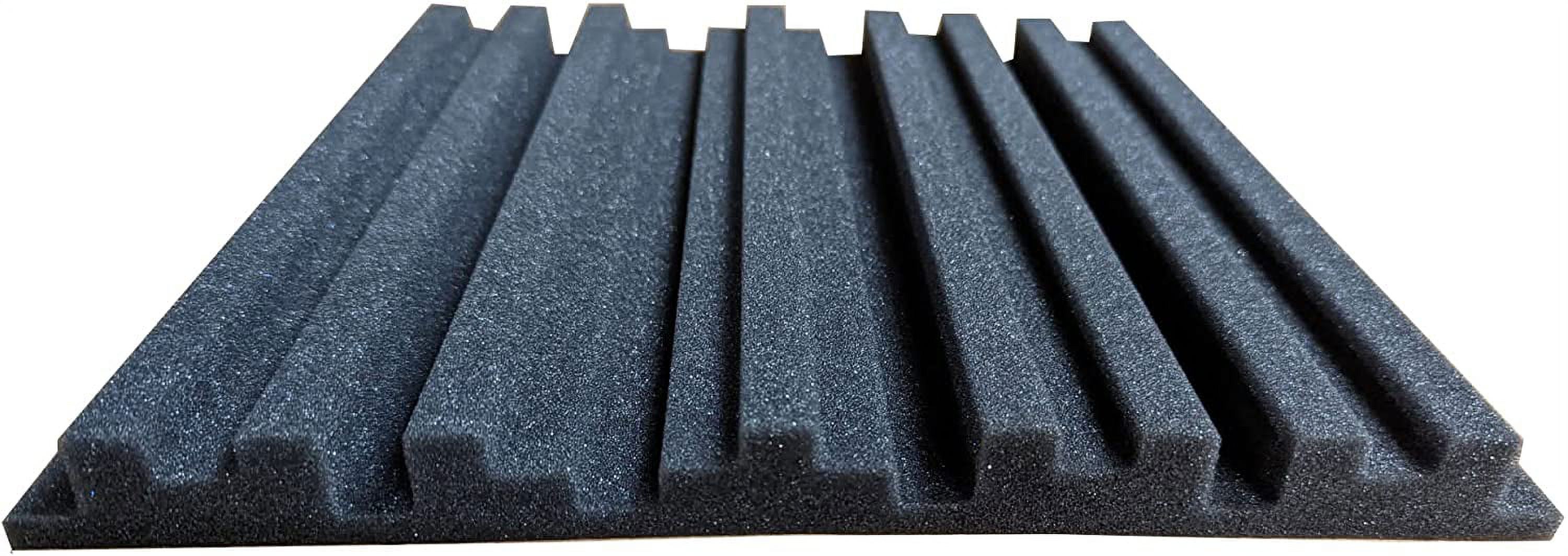 Siless Acoustic Insulation Absorbing Studio Wedge Foam Panels, 12x12x1 inches, 12 Pack - image 5 of 5