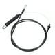 thumbnail image 3 of Cable de embrague ABS metal negro 197257 repuesto para cortacésped Craftsman Poulan de 38 pulgadas y 42 pulgadas Jadeshay A, 3 of 8