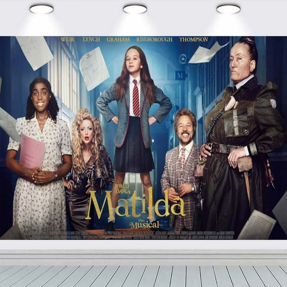 Matilda school Backdrop Taspestry Wall Decor Banner Party Supplies Poster Birthday Decorations Background for Photography Taspestry